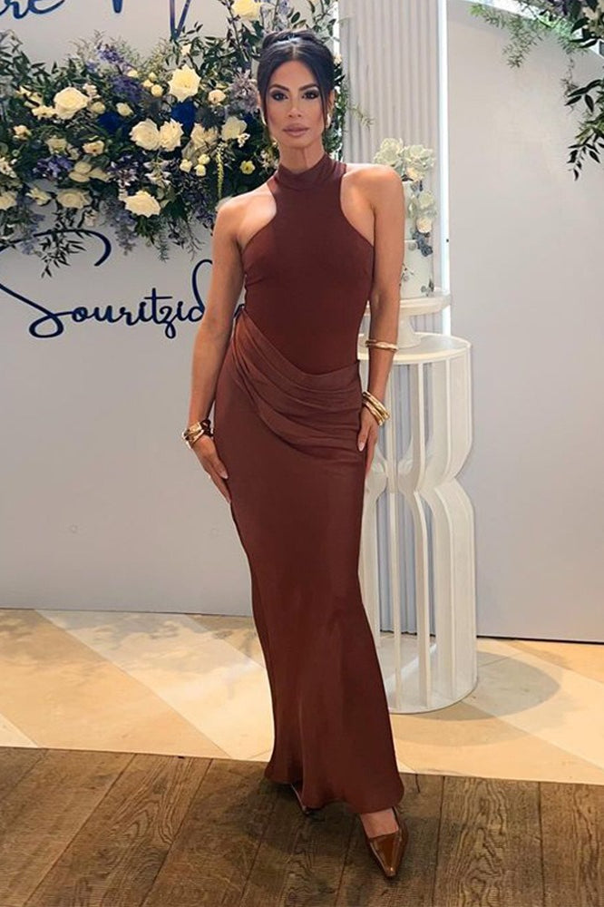 Cutout Sleeveless Slim Fit Maxi Dress - View 2 | VelvetHem