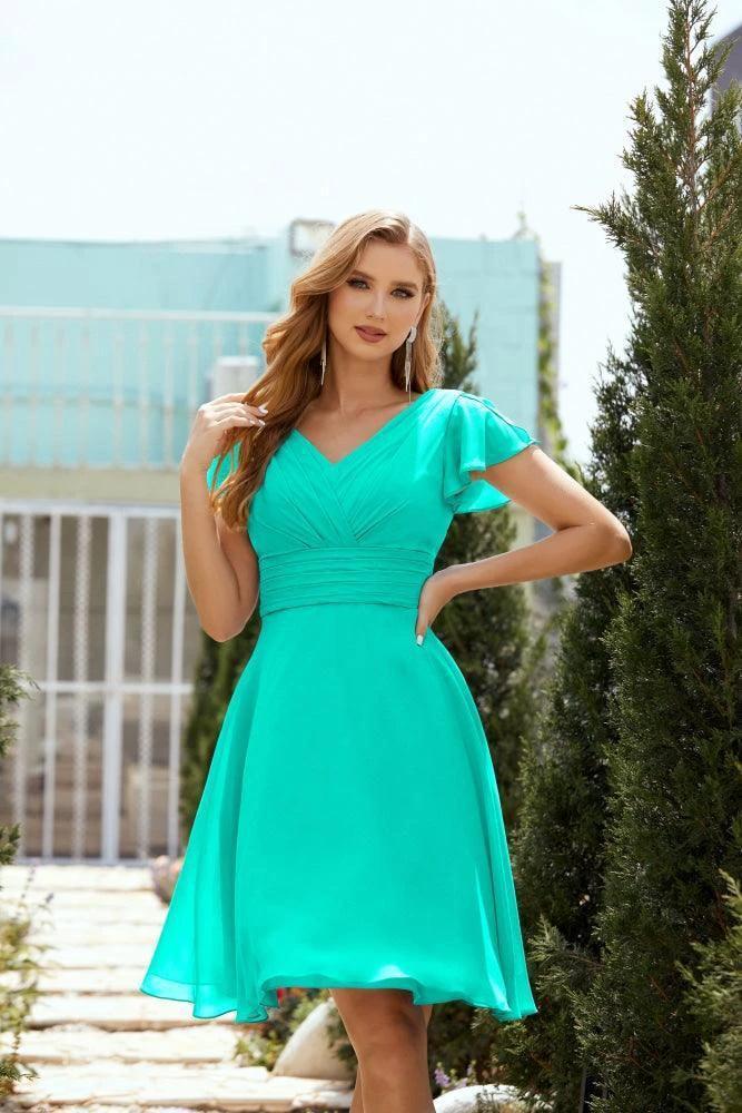 Knee Length Homecoming Dresses Formal Cocktail Prom Gown 28013 by numbersea