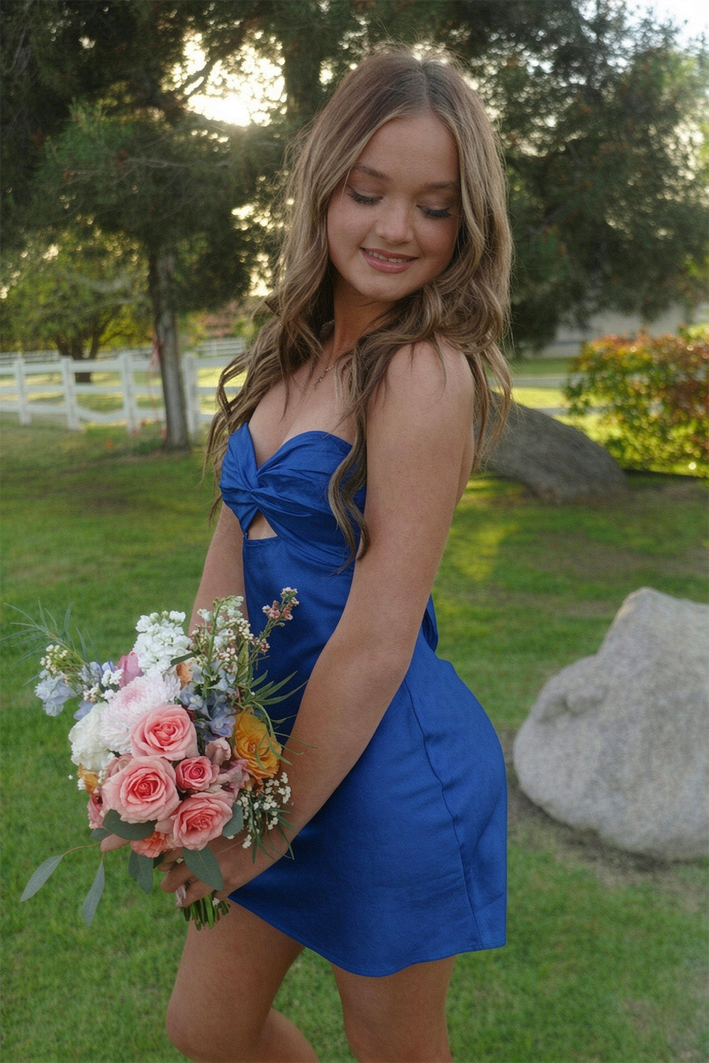 Stylish A Line Sweetheart Light Green Satin Short Homecoming Dress