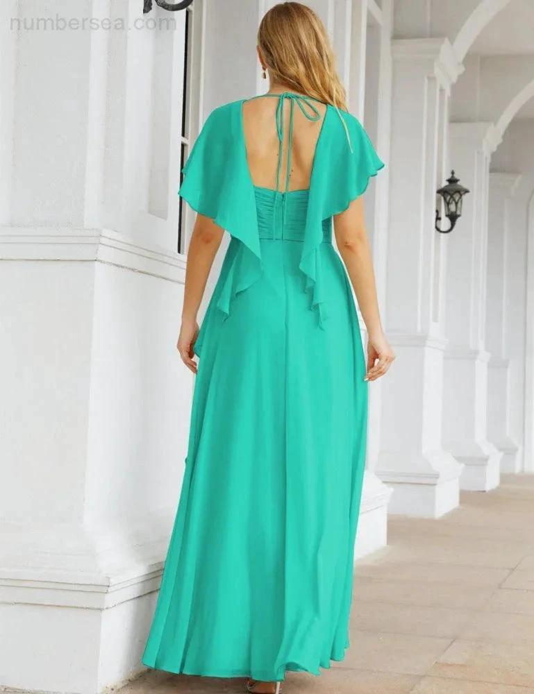 ZapDress Bridesmaid Dresses Backless Formal Prom Gowns for Evening Party Mother of The Bride Dress 28040 (ZD16998)