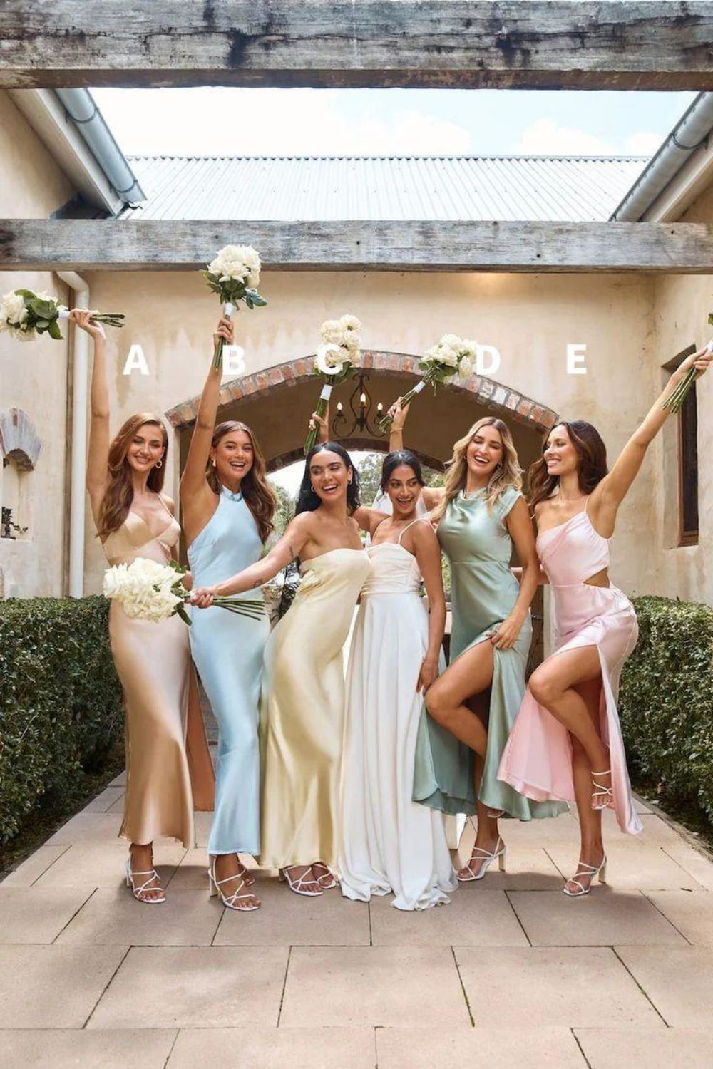 Simple Sheath Strapless/Spaghetti Straps/Halter Neck Long Bridesmaid Dress - View 2 | VelvetHem