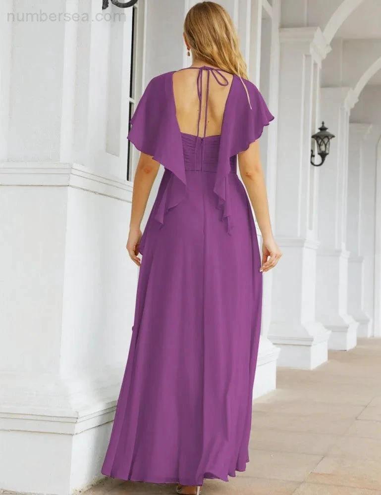 ZapDress Bridesmaid Dresses Backless Formal Prom Gowns for Evening Party Mother of The Bride Dress 28040 (ZD16998)