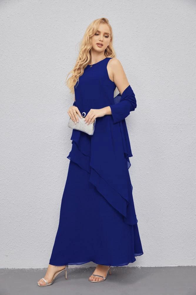 Mother of Bride Dresses with Open Front Lightweight Cardigan Formal Prom Gown 28081 by numbersea