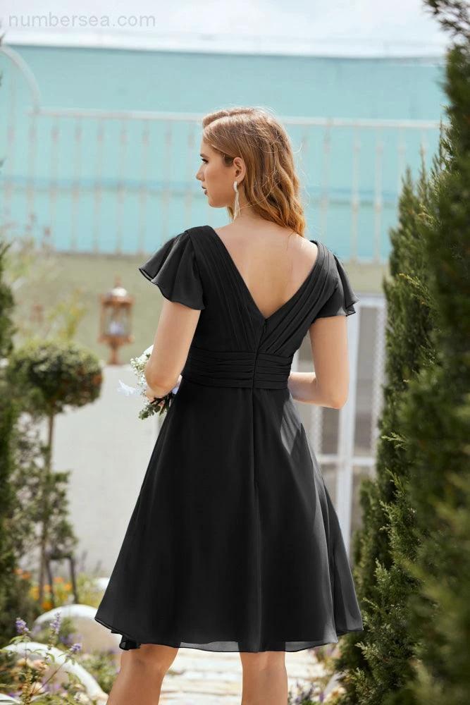 Knee Length Homecoming Dresses Formal Cocktail Prom Gown 28013 (ZD16946)