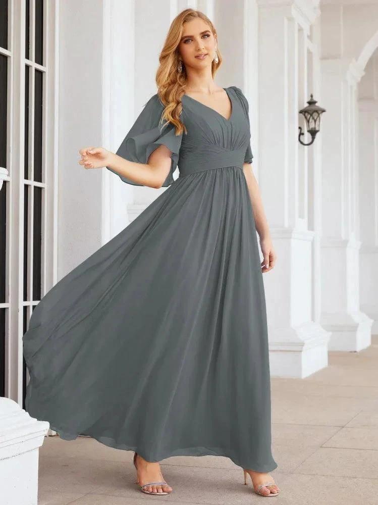 Numbersea Bridesmaid Dresses for Women Wedding Long Party Prom Dress 28068 by numbersea