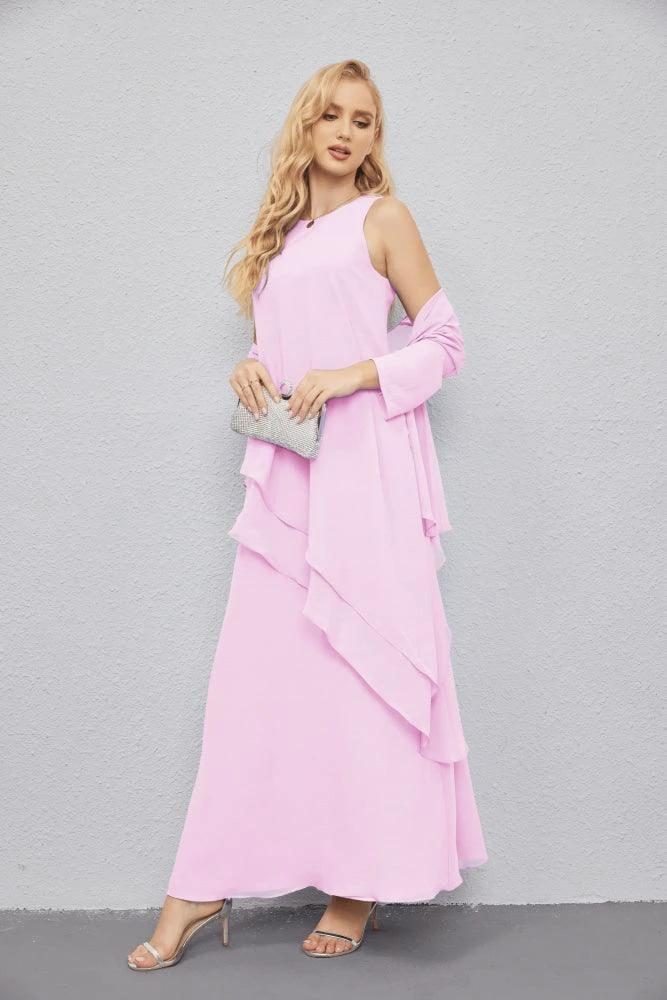 Mother of Bride Dresses with Open Front Lightweight Cardigan Formal Prom Gown 28081 by numbersea