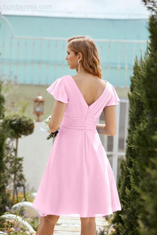 Knee Length Homecoming Dresses Formal Cocktail Prom Gown 28013 (ZD16946)