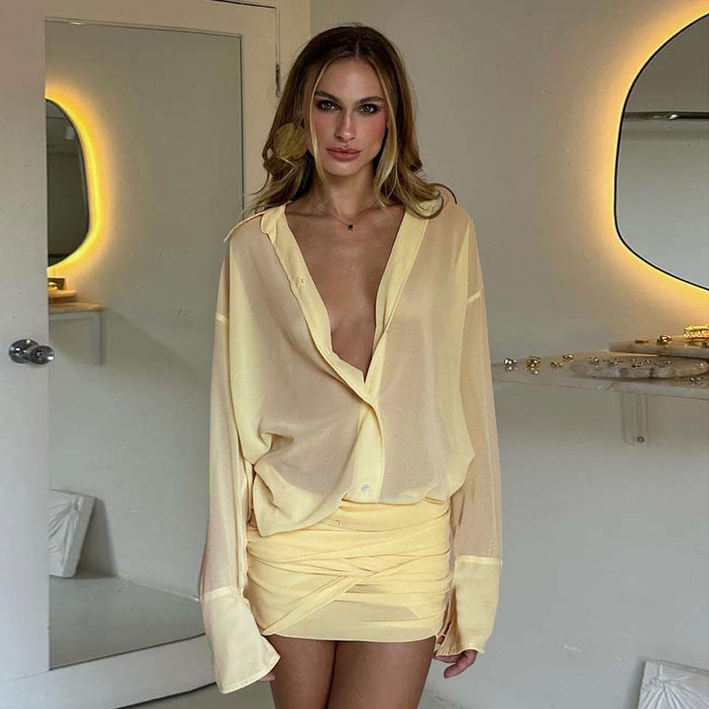 Lyon Mini Dress Yellow