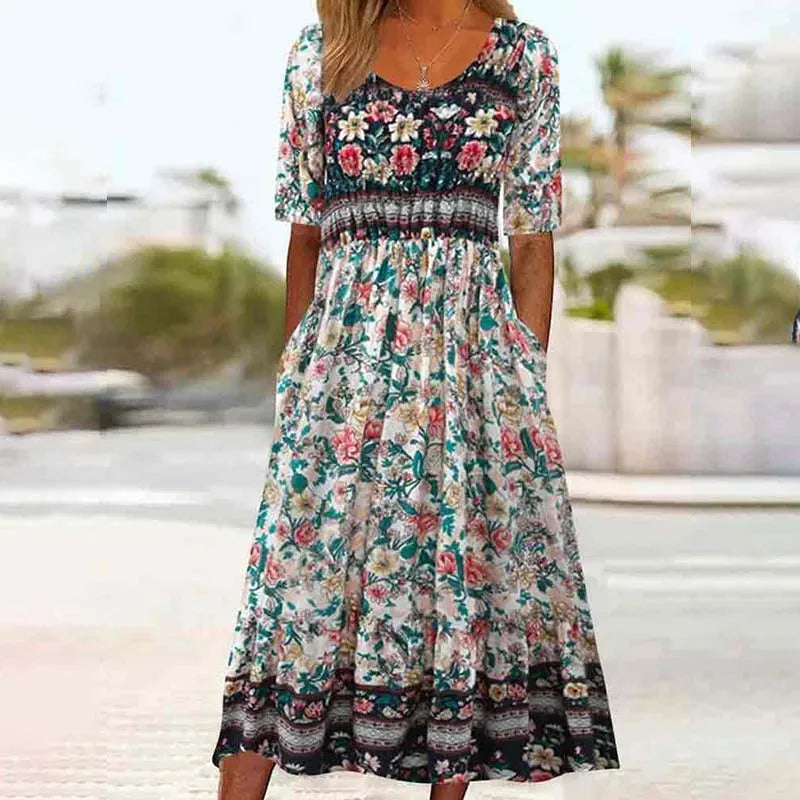Hasibe Premium Bohemian Dress Statement Occasion Edit