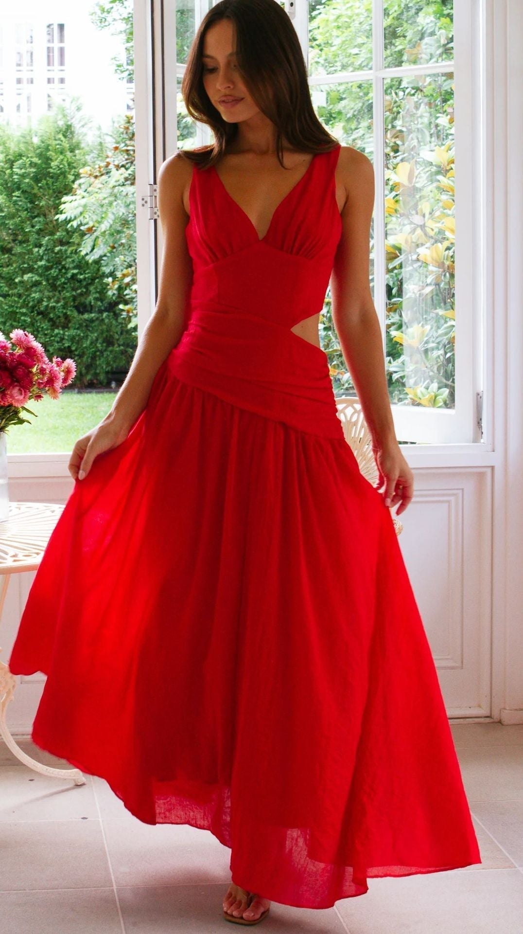 Cherry Dream Dress Red