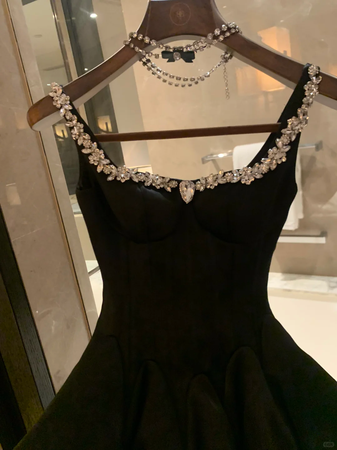 Classy Black Satin Beaded A Line Short Birthday Outfits Homecoming Dress