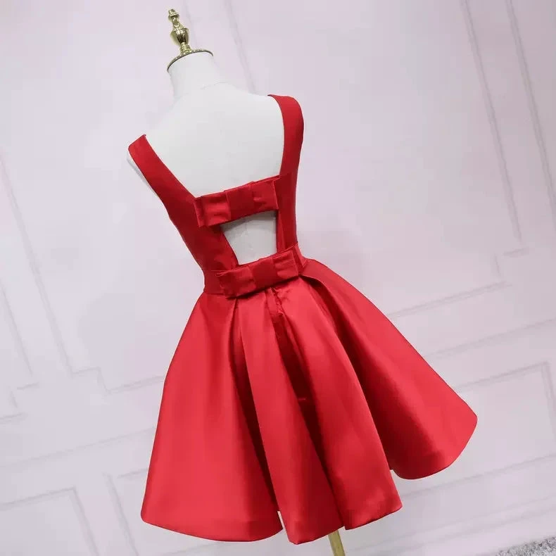 Lovely Homecoming Dress Sleeveless Burgundy Homecoming Dress s49 by simplepromdress