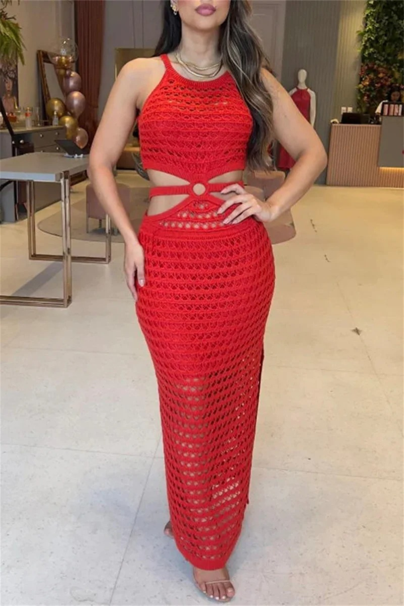 Alexia Exclusive Knitted Summer Dress Evening Wear Edit