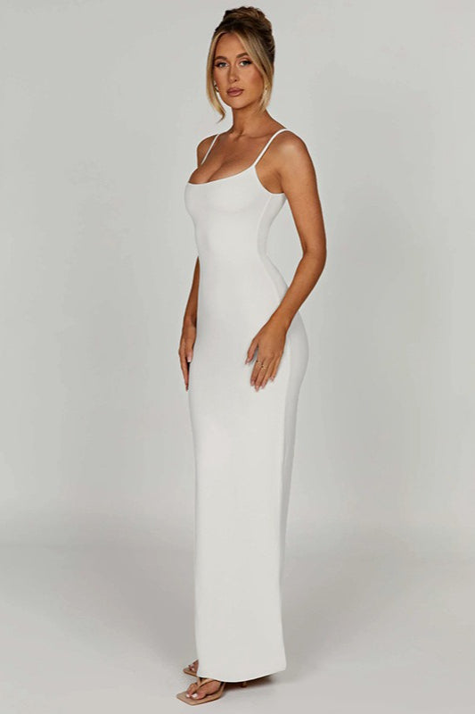 Backless Spaghetti Strap Bodycon Maxi Dress - View 11 | VelvetHem