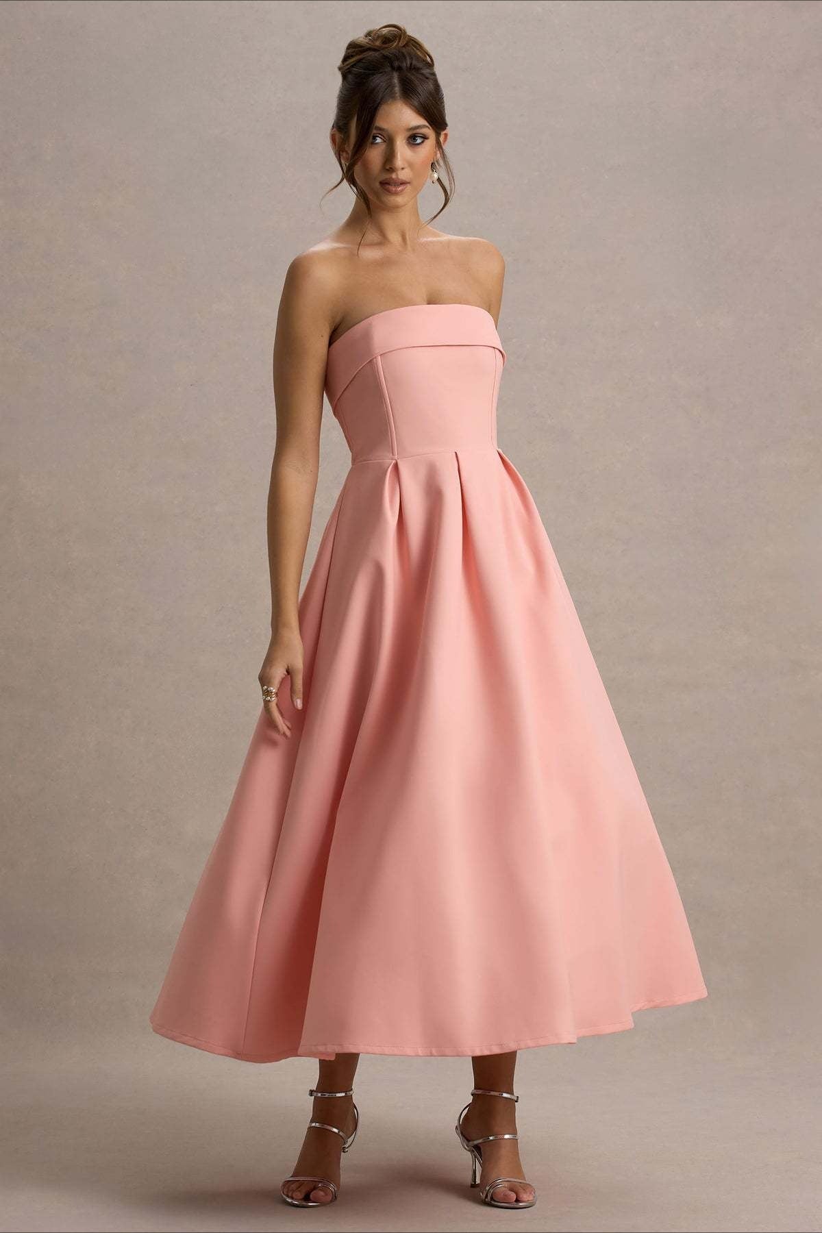 Bandage Strapless Party Dress - View 15 | VelvetHem