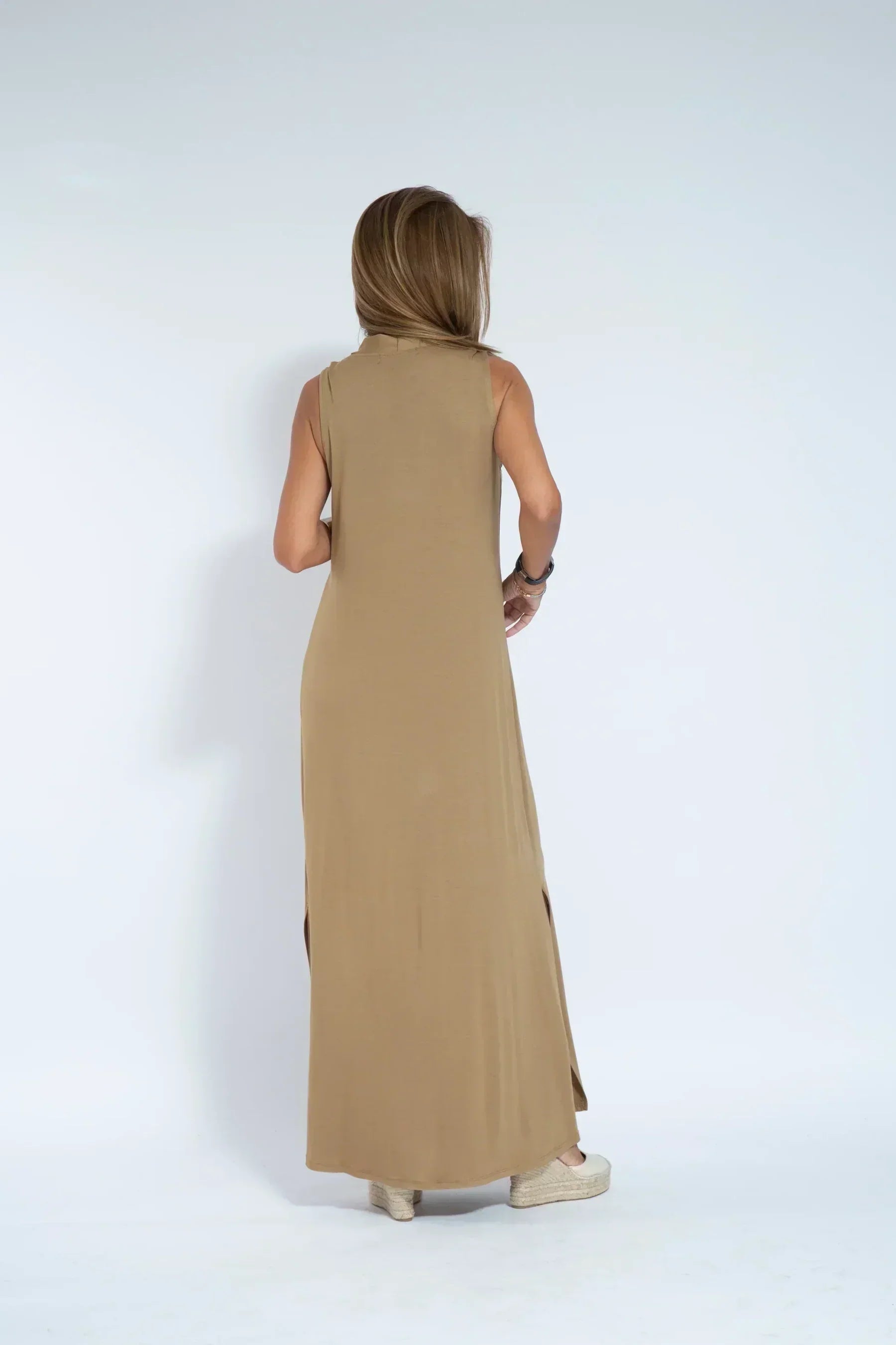 Margarita Elevated Slimming Dress with Vest Occasion Wear