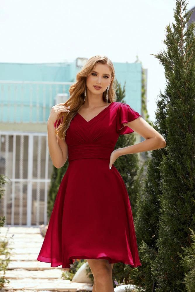 Knee Length Homecoming Dresses Formal Cocktail Prom Gown 28013 by numbersea