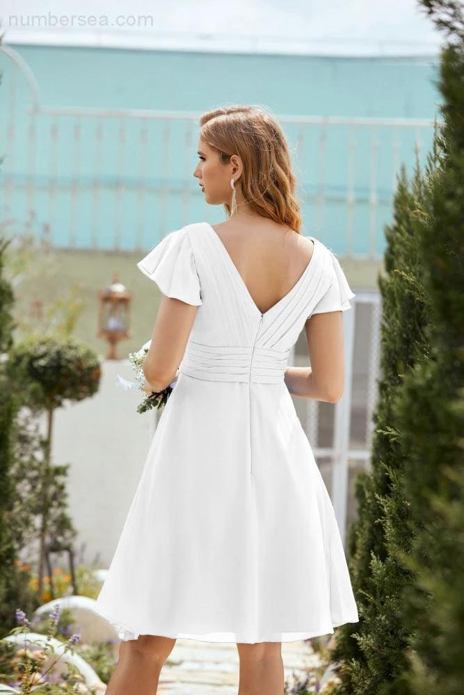 Knee Length Homecoming Dresses Formal Cocktail Prom Gown 28013 (ZD16946)