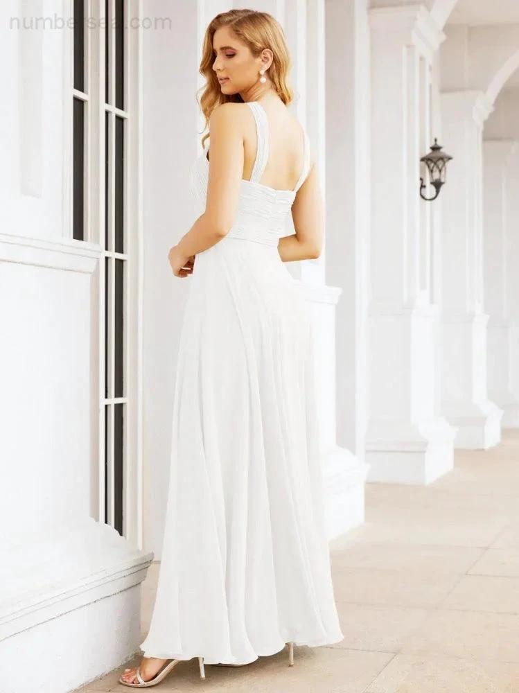 ZapDress Crisscross Halter Bridesmaid Dresses for Party Wedding Evening Prom Maxi Ball Gowns 28053 (ZD17037)