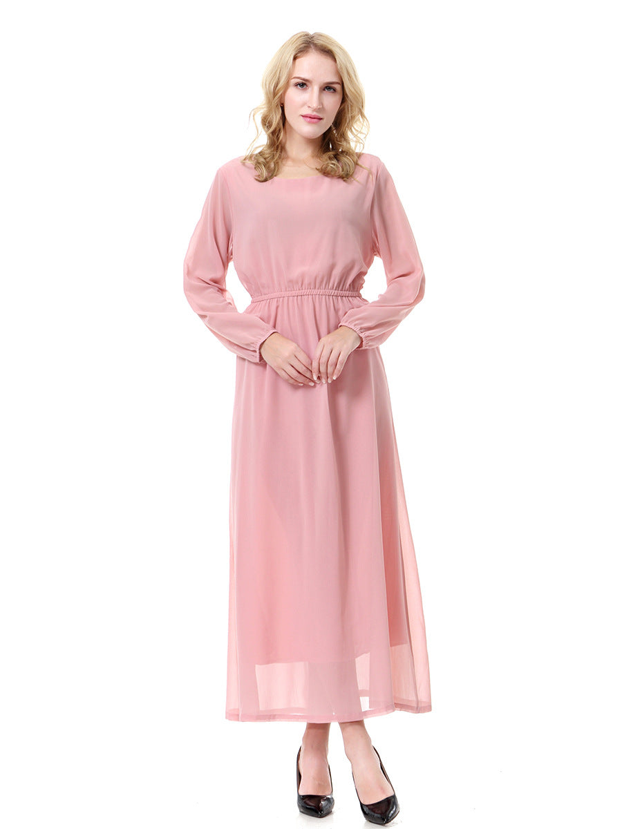 Hopeful Romantic Pleated Midi Dress Light Coral