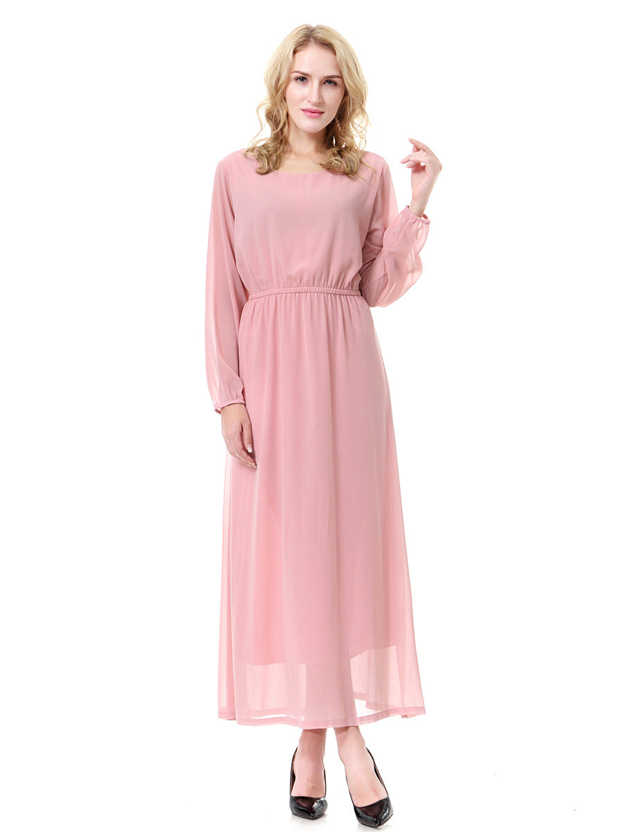 Hopeful Romantic Pleated Midi Dress Light Coral