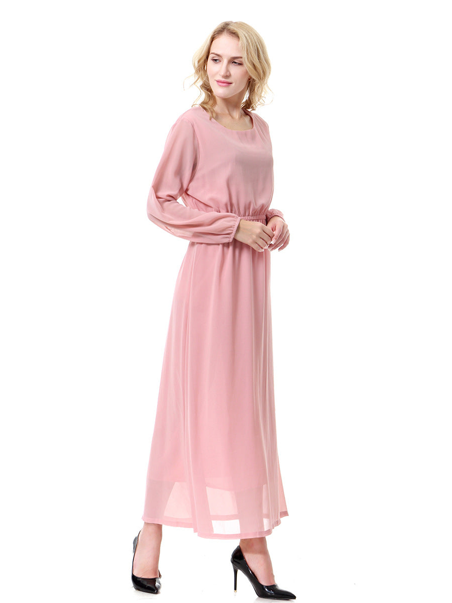 Hopeful Romantic Pleated Midi Dress Light Coral