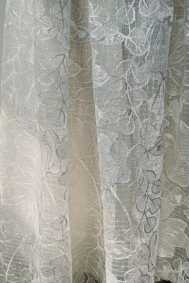 Charming A Line Sweetheart Lilac Tulle Tea Length Party Dress with Appliques