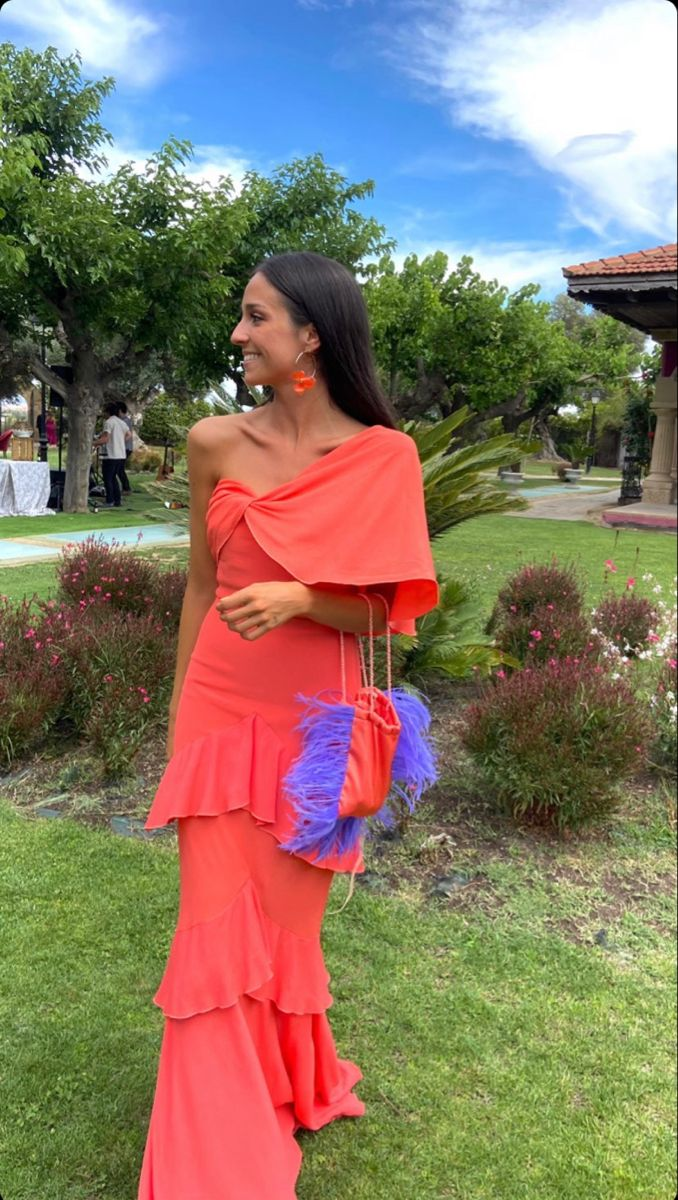 Sexy One Shoulder Sleeveless Ruffle mermaid Long Prom Dress - VelvetHem