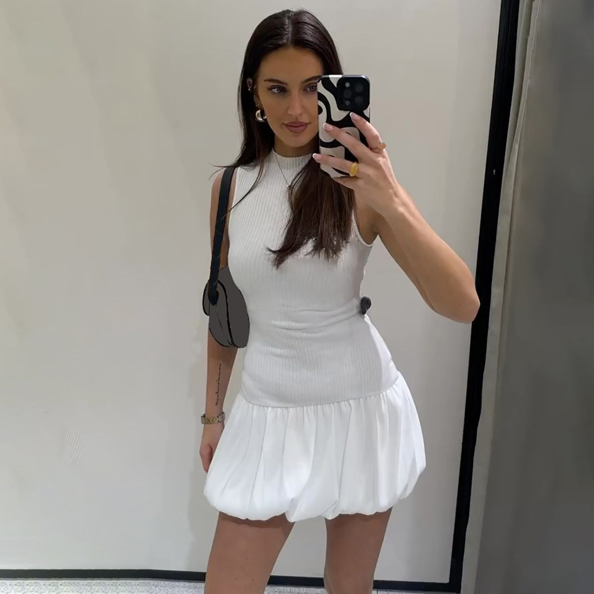 Bliss Mini Dress White