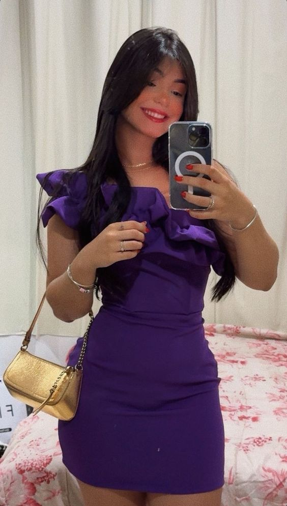 Sexy Purple Tight Homecoming Dress,Purple Party Dress - VelvetHem