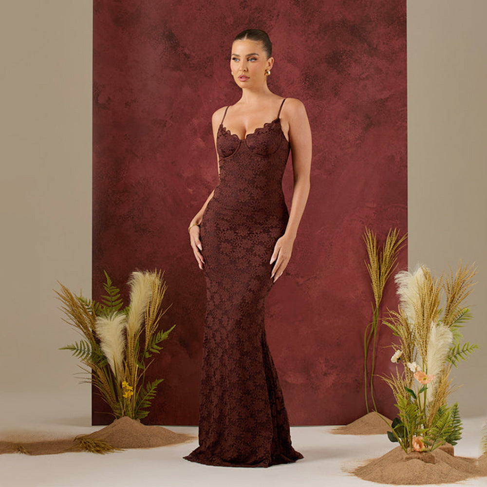Kreacher Maxi Dress Brown