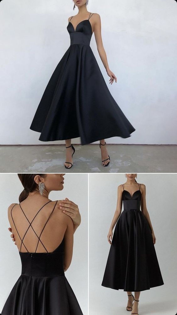 Graduation dress A Line Prom Dresses V Neck Formal Wedding Evening Party Dresses For Graduation - VelvetHem