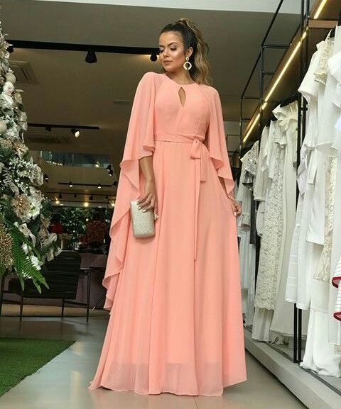 Elegant long sleeve prom dress,long evening dresses