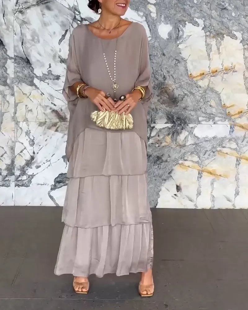 Ernestina Stylish Long Dress for Women Classy Everyday Look