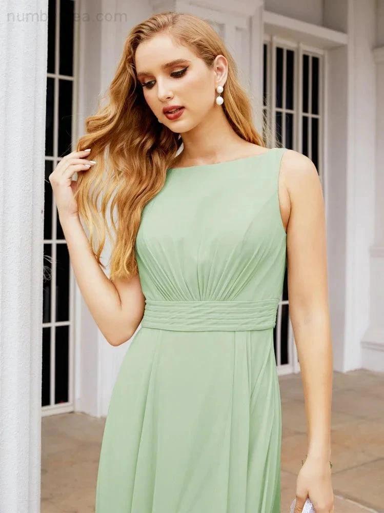 ZapDress Bridesmaid Dresses for Wedding Ruffles Long Formal Prom Gowns 28039 (ZD16999)