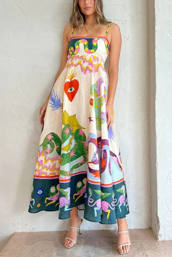 Ida Statement Casual Midi Dress Premium Wardrobe Essential