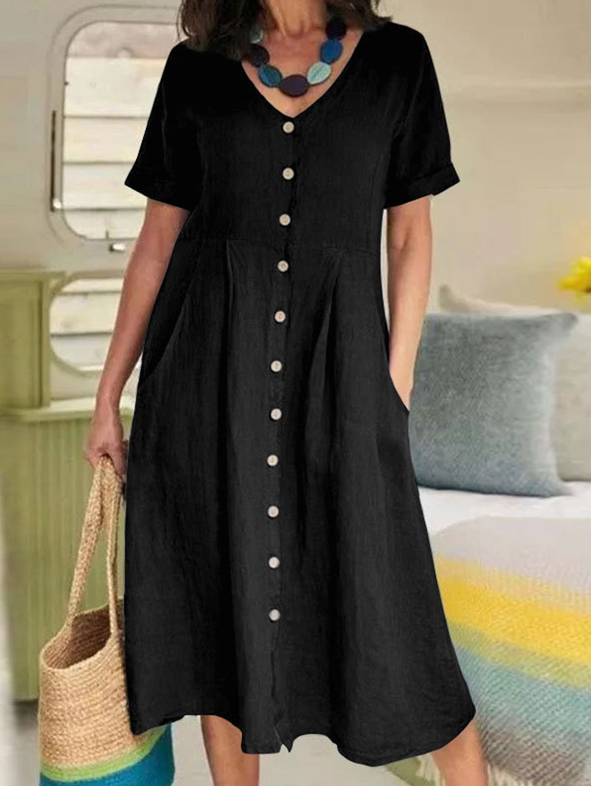 Elegantly Styled Dress for Everyday Wear