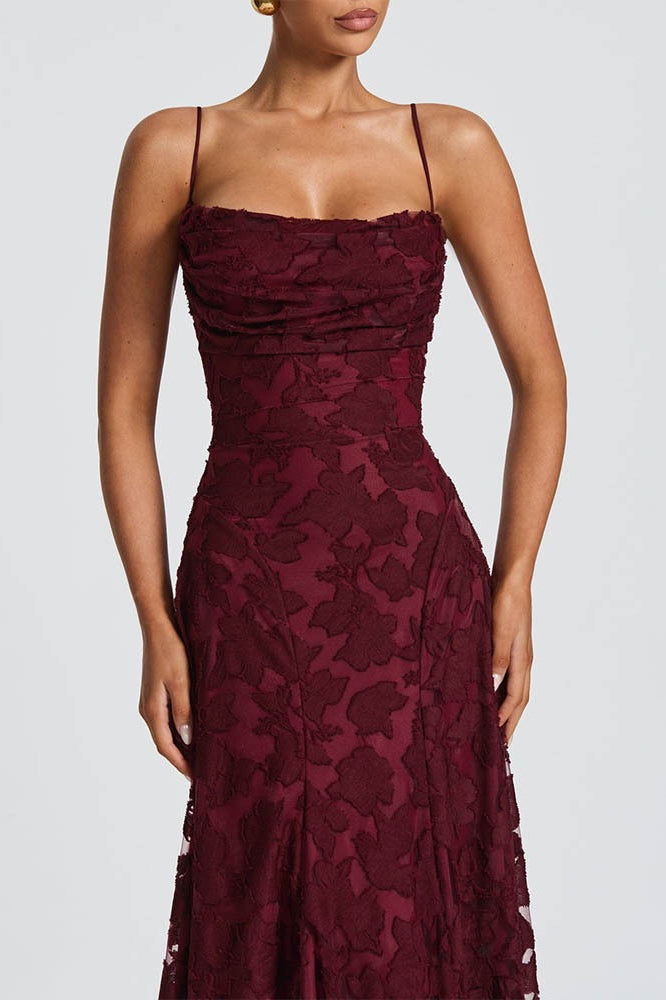 Backless Chiffon Maxi Dress - View 10 | VelvetHem