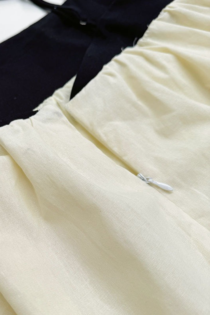 Casual Splice Linen Maxi Vacation Dress