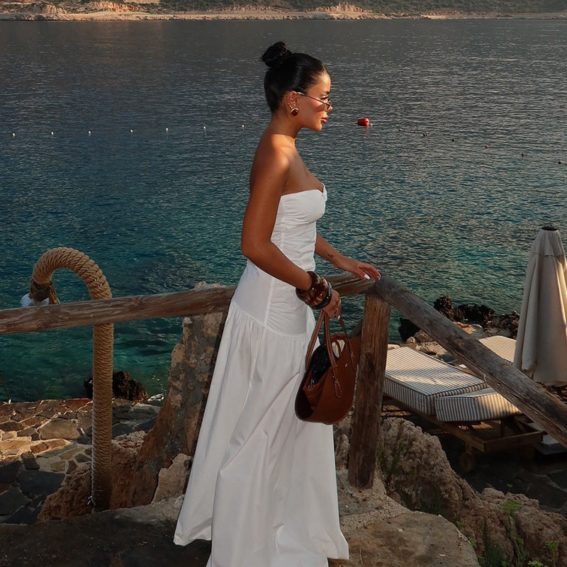 Cruz Maxi Dress White