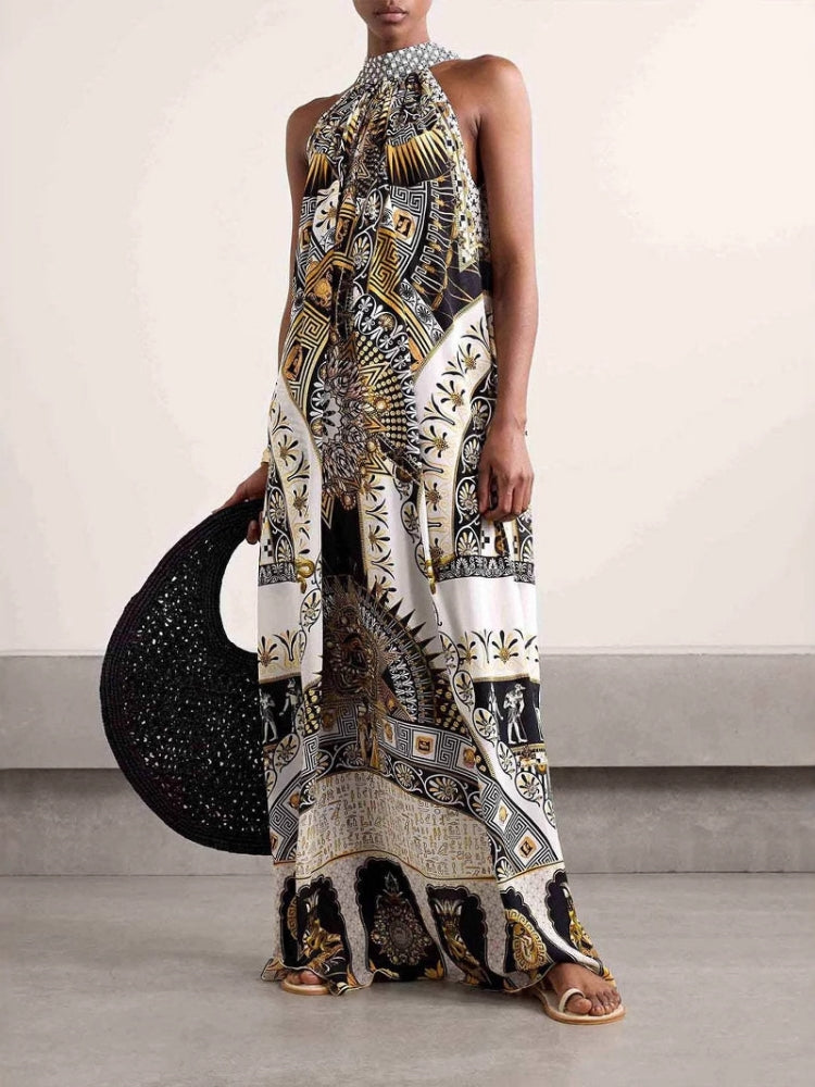 French Retro A-Line Dress