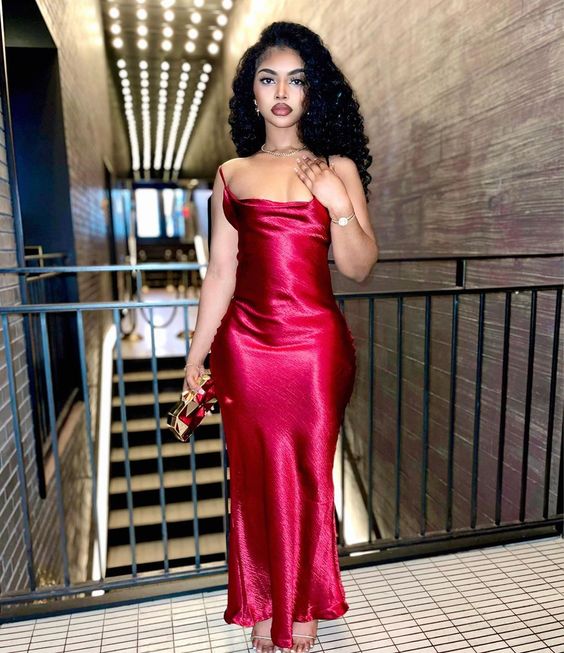 Red prom dresses sexy party dress - VelvetHem