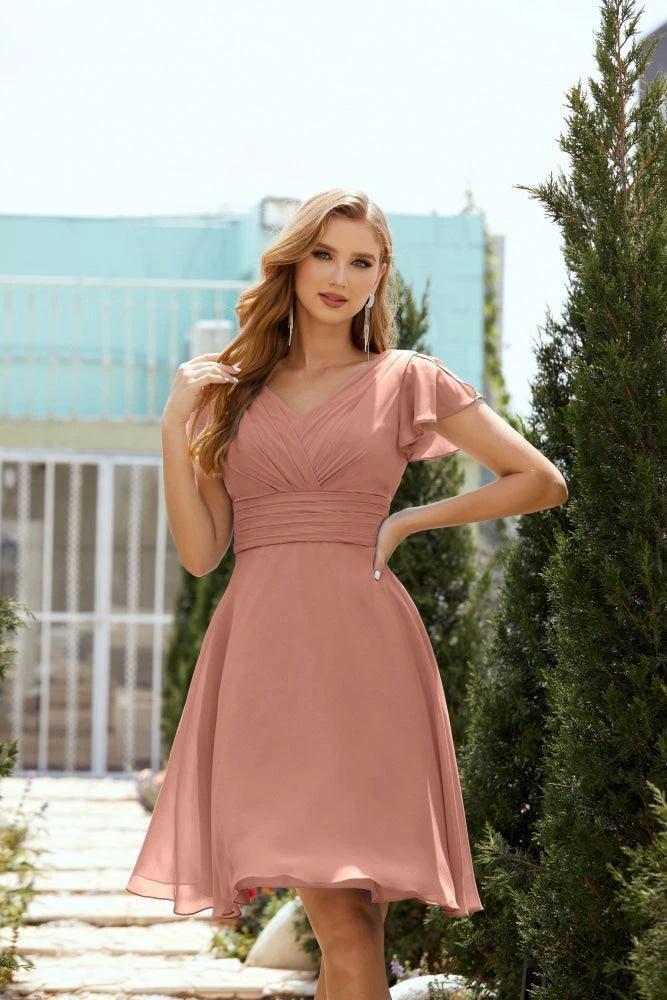 Knee Length Homecoming Dresses Formal Cocktail Prom Gown 28013 by numbersea