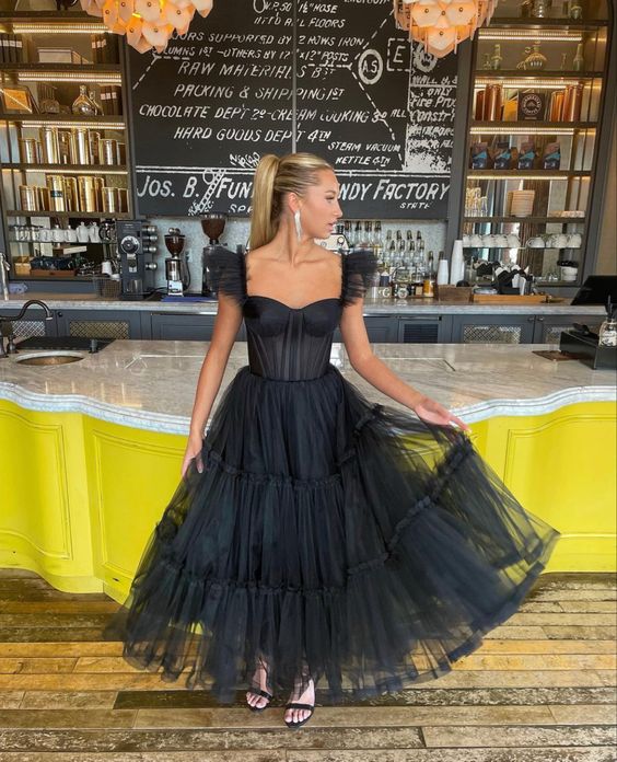 Black Prom Dress, Evening Gown