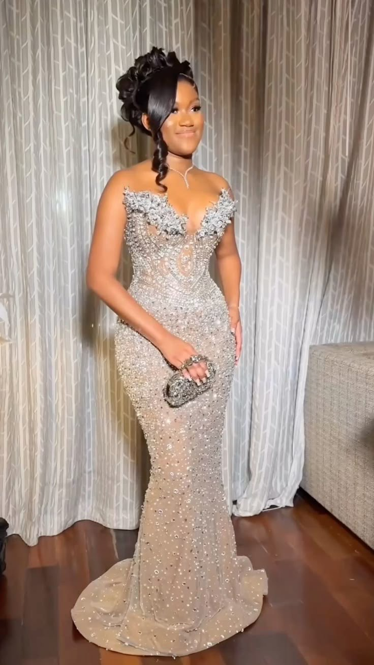 Mermaid Long Prom Dress Elegant Evening Party Dress fg7312 - View 5 | VelvetHem