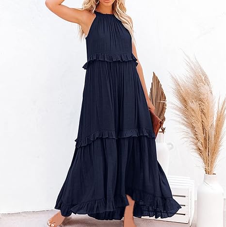 Delfina Casual and Relaxed Summer Dress for Women Wedding Guest Look