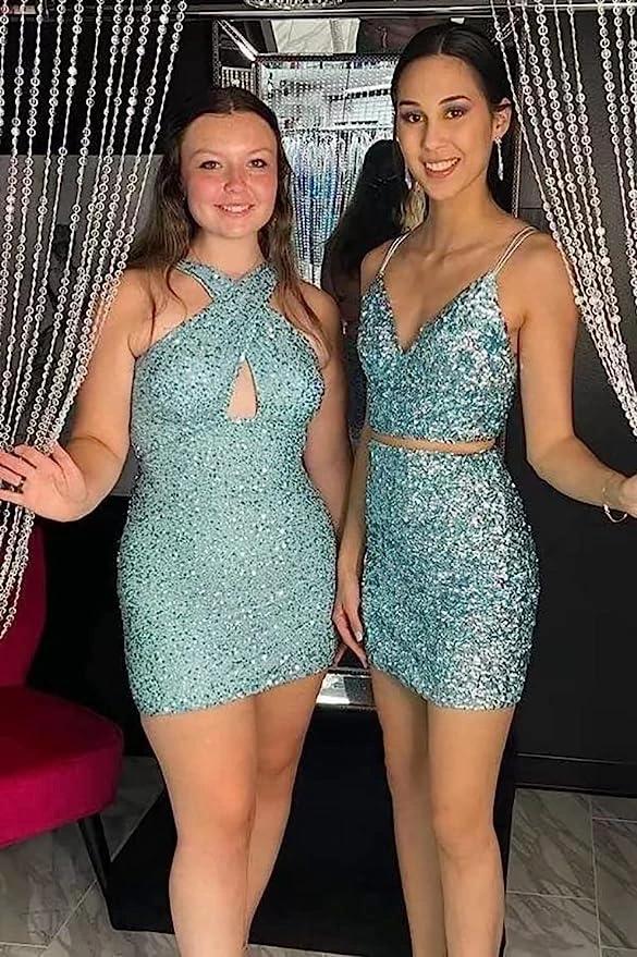 Halter Homecoming Dresses Short Prom Dresses for Teens (ZD11686)