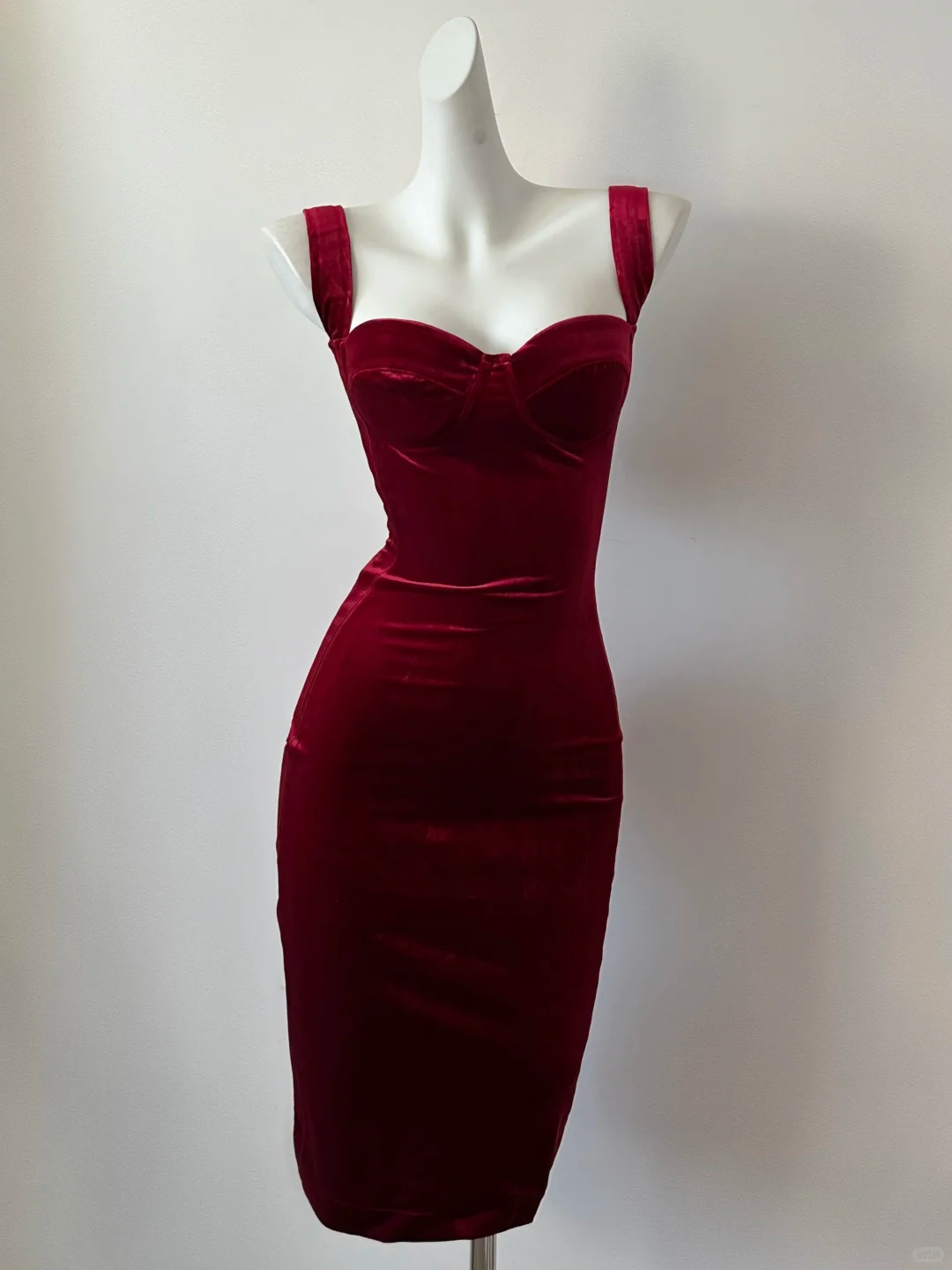 Pretty Burgundy Velvet Homecoming Dress Cocktail Dress - VelvetHem