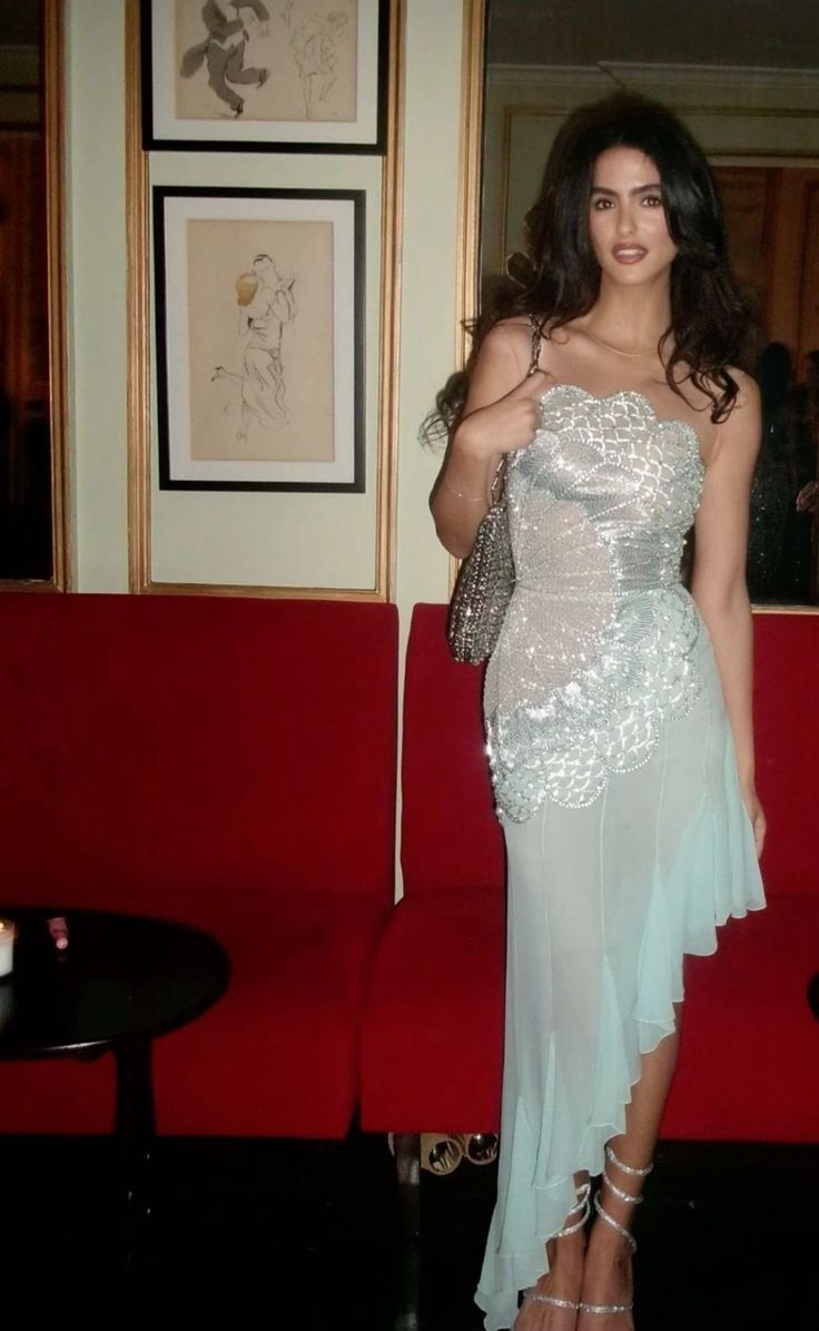 Elegant Mermaid Strapless Chiffon Light Blue Prom Dress Formal Evening Dress - VelvetHem