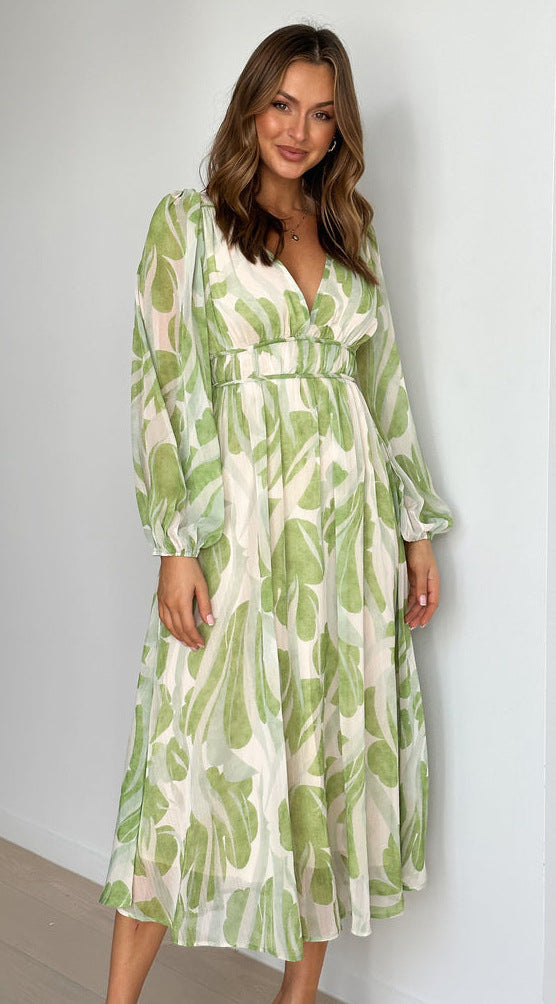 Sideris Midi Dress Green